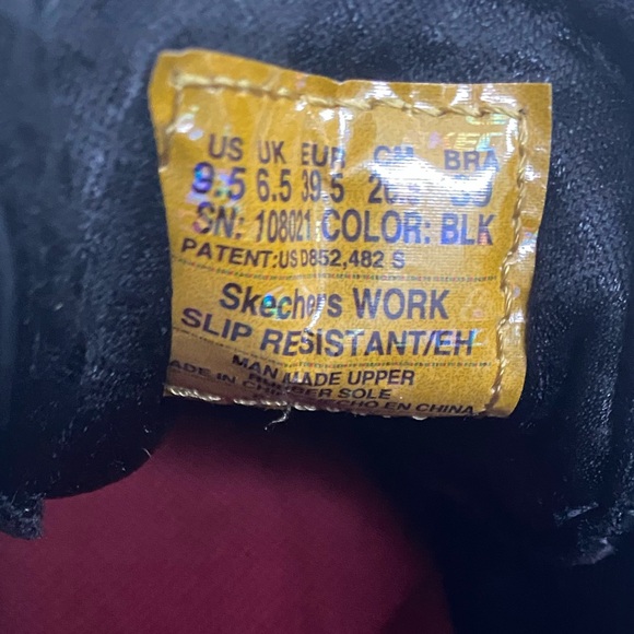 NWT Size 9.5 Skechers Work: Uno SR - Deloney - Picture 5 of 5
